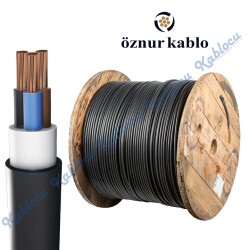 Öznur YVV-R (NYY) 3x10 mm² Kh-Syh-Gr 0,6/1 kV Eca Siyah Yekpare - 2