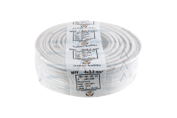 Öznur NVV-U (NYM) 4x2,5 mm² Mv-Kh-Syh-Gr 300/500 V Eca Gri Kangal - 1